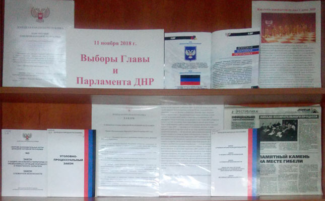 Выборы Главы и Парламента Донецкой Народной Республики (Закончилась)